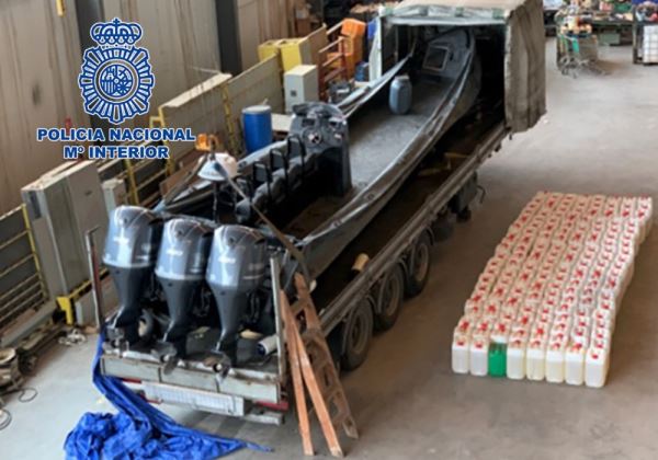 La Policía Nacional desarticula una organización dedicada a la preparación de narcolanchas para la importación de hachís procedente de Marruecos