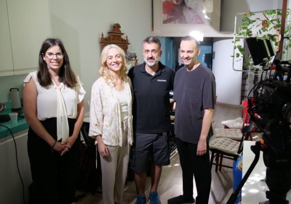  La diputada de Cultura y Cine visita el rodaje de ‘La zona vacía’