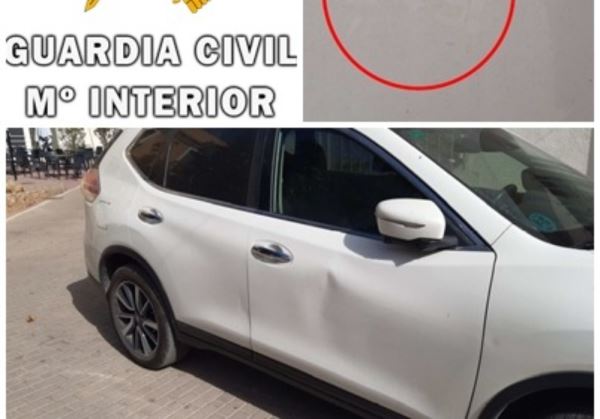 La Guardia Civil detiene en Dalías al autor de daños materiales en mobiliario de un establecimiento y en un vehículo estacionado en la vía pública